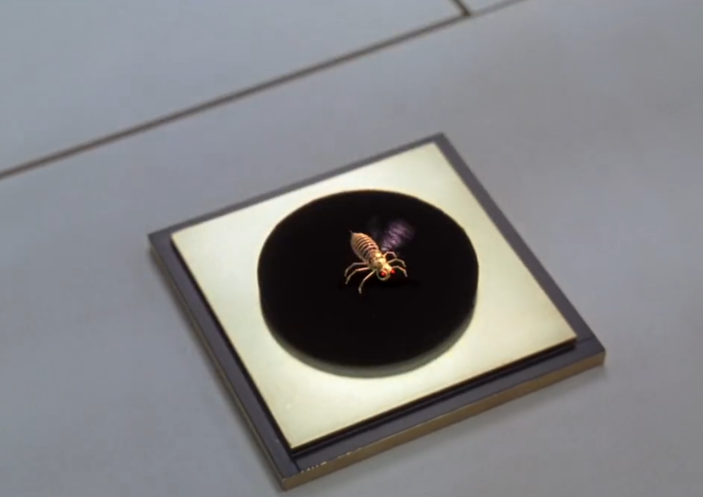 A multi-million dollar robot bee in gold