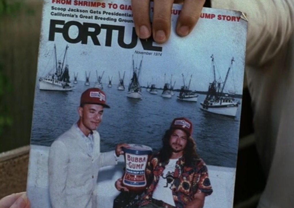 Bubba Gump Shrimp Company made it to the cover of Fortune