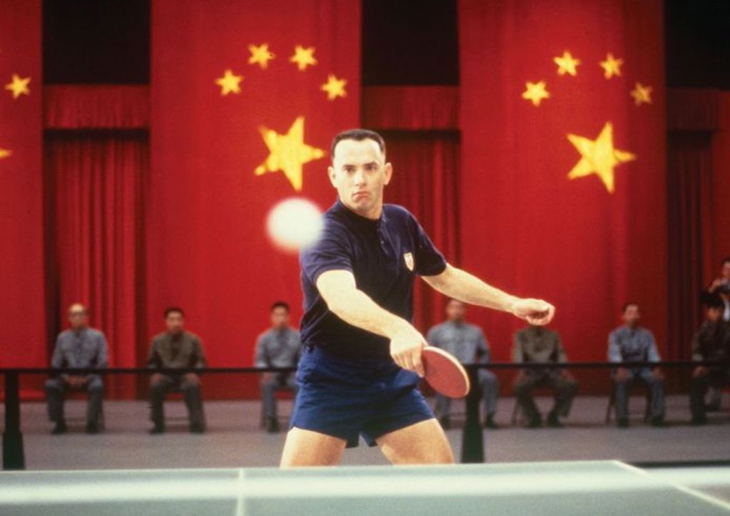 Forrest became a ping pong star and endorser in the early 1970s