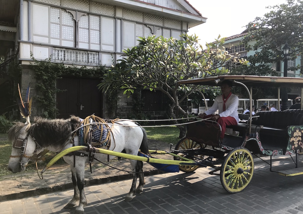 It is possible to take a Kalesa ride around the property 