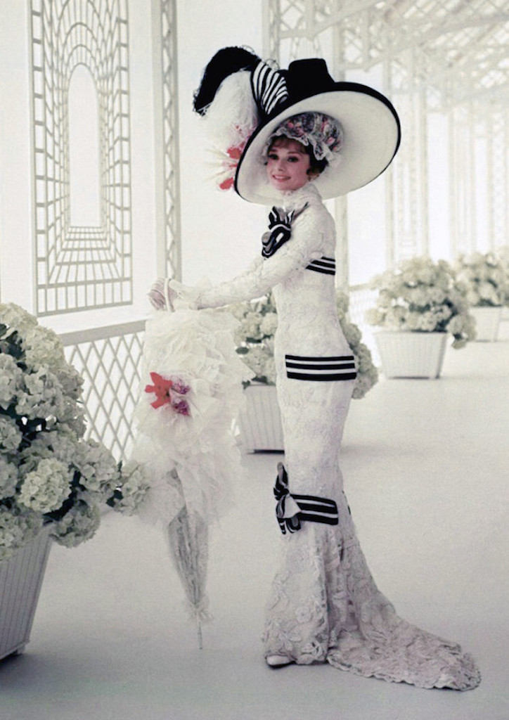 Audrey Hepburn wearing her Ascot dress in My Fair Lady (1964)
