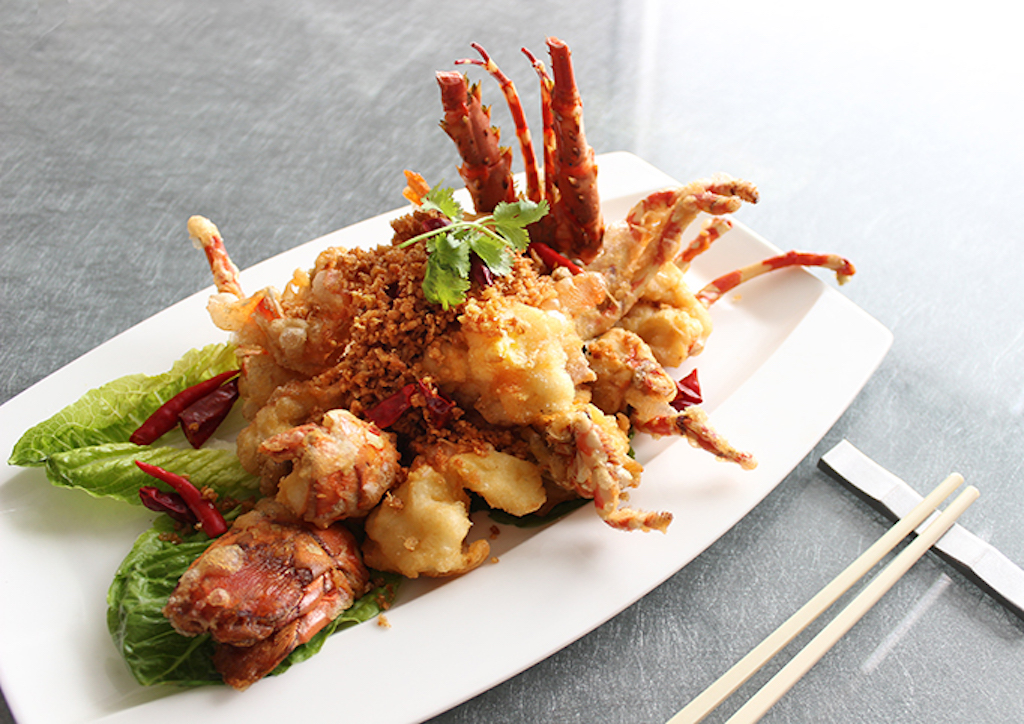 Deep-Fried Lobster with Chili Garlic Sty;e