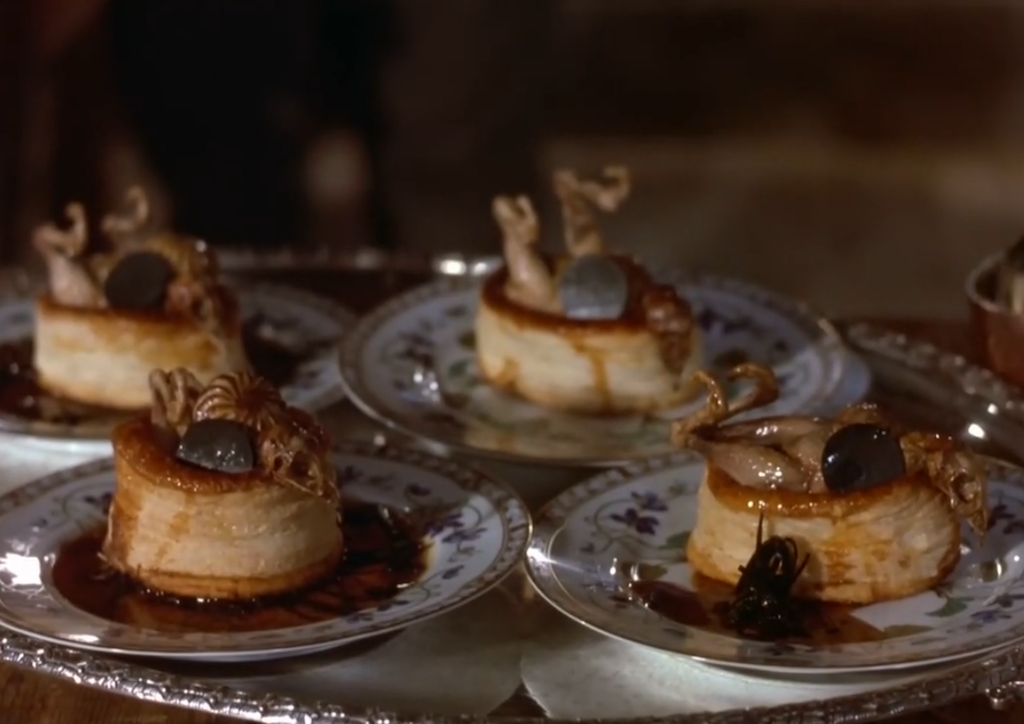 In Babette's Feast (1987), the hero's final wish is to cook a grand French dinner