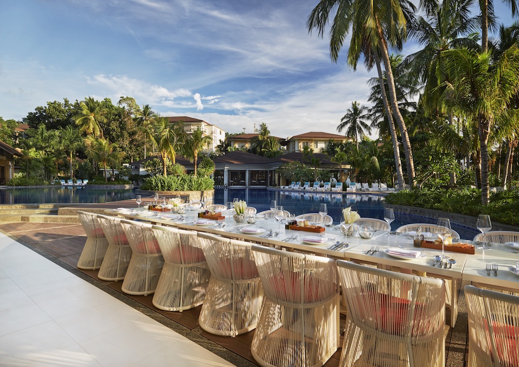 Numerous dining options include a meal by the pool