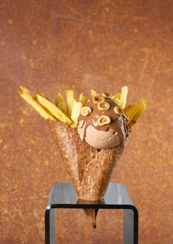 A personal favorite of mine, the Hot Chips & Ice Cream is the perfect blend of savoury and sweet