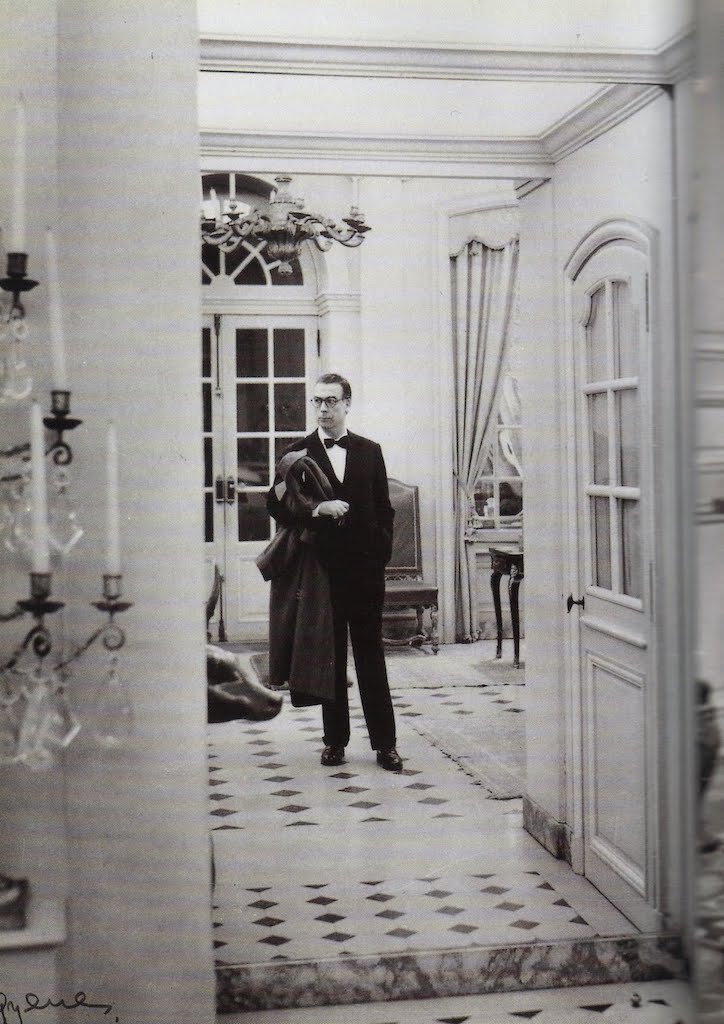 Cristobal Balenciaga in his fashion house on Avenue George V