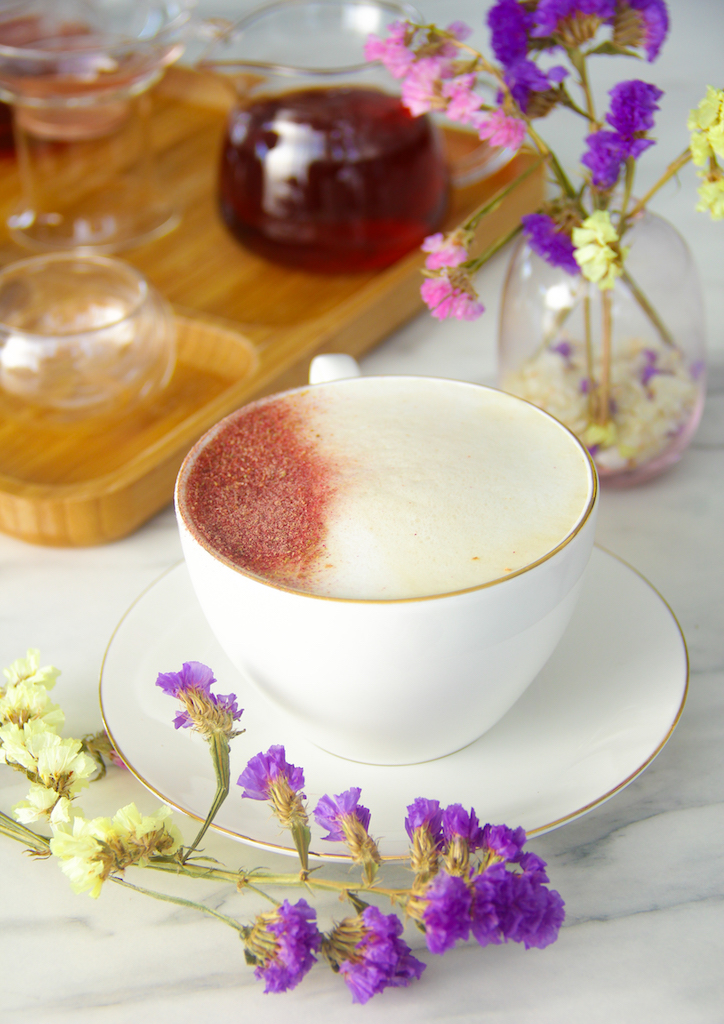 Turkish Rose Tea Latte