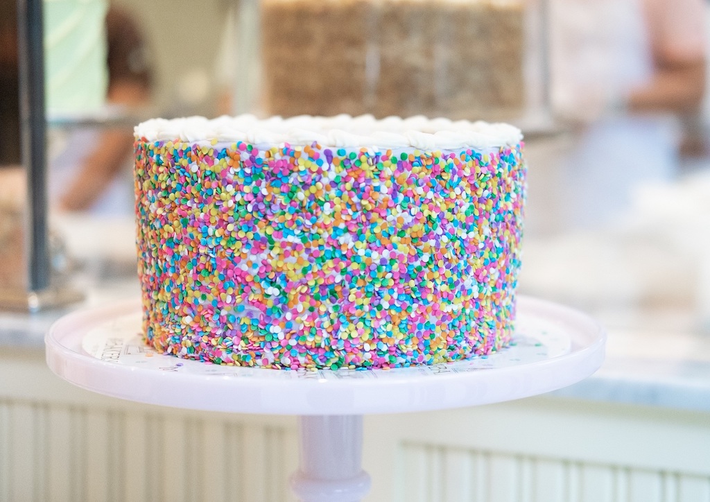 M Bakery's Confetti Cake