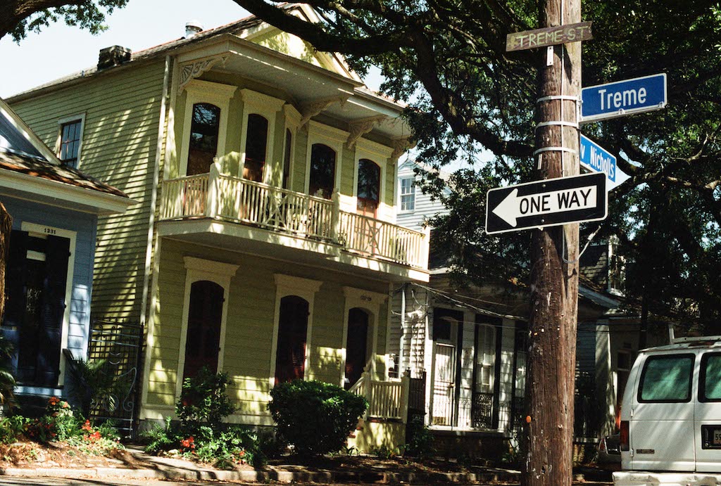 The Treme district is home to historical creole mansions and is the oldest African-American neighborhood in the city