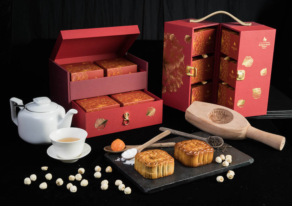 This year's featured mooncakes at the Marco Polo Ortigas Manila are inspired by traditional flowers from the Orient
