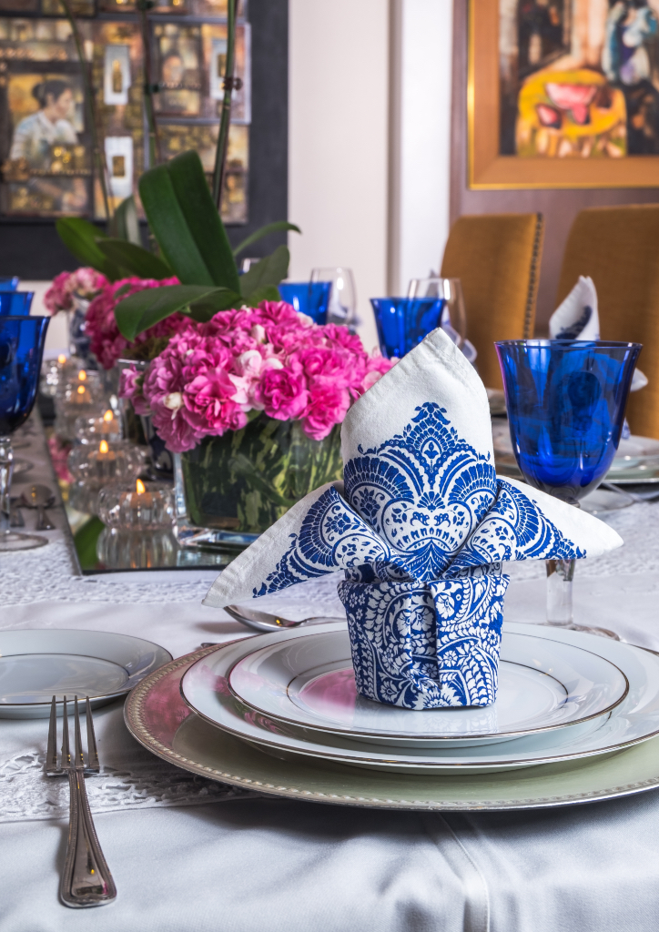 After her mother gave her multiple blue and white pieces for her table, Mel decided to start her own collection (Photograph by Floyd Jhocson)