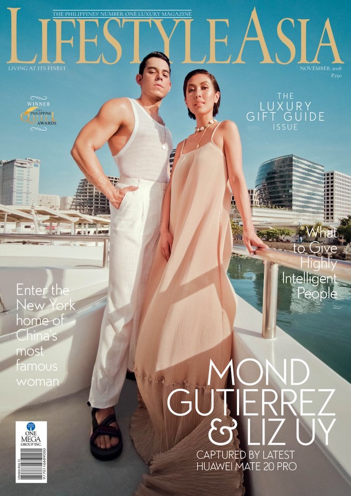 Mond Gutierrez and Liz Uy for Lifestyle Asia, November 2018 Issue (Photograph by Charisma Lico, shot with a Huawei Mate 20 Pro)