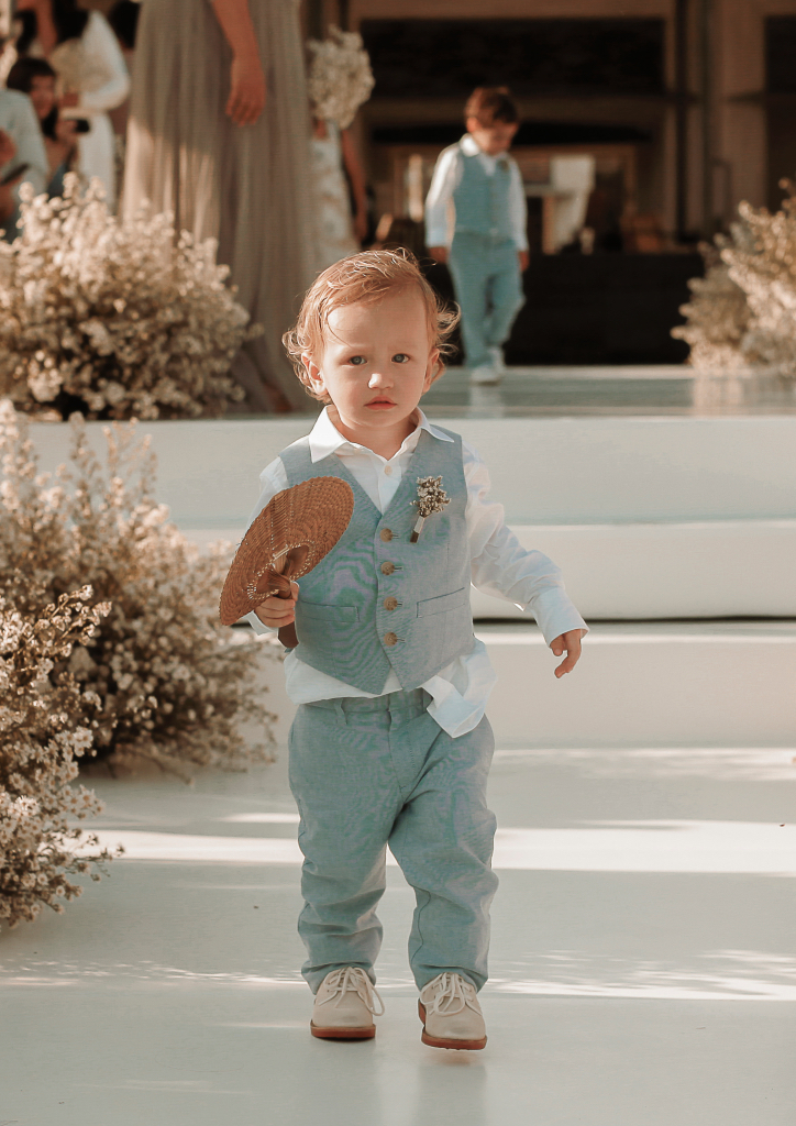 Little Archie walking down the aisle (Photograph by Mango Red)