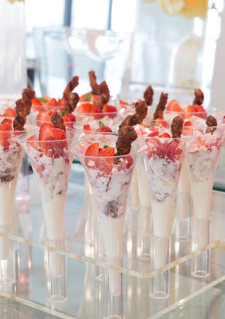 Sweet confections served during the party