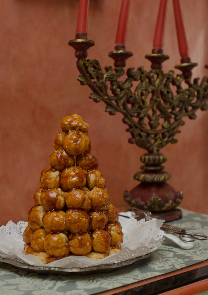Croquembouche from Mallorca Bakery, a bakery that makes “heritage” desserts (Photograph by Miguel Abesamis) 