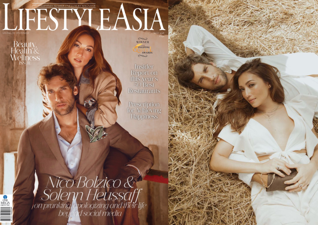 LIFESTYLE ASIA MAY 2018 - Nico Bolzico and Solenn Heussaff (Photograph by Shaira Luna)