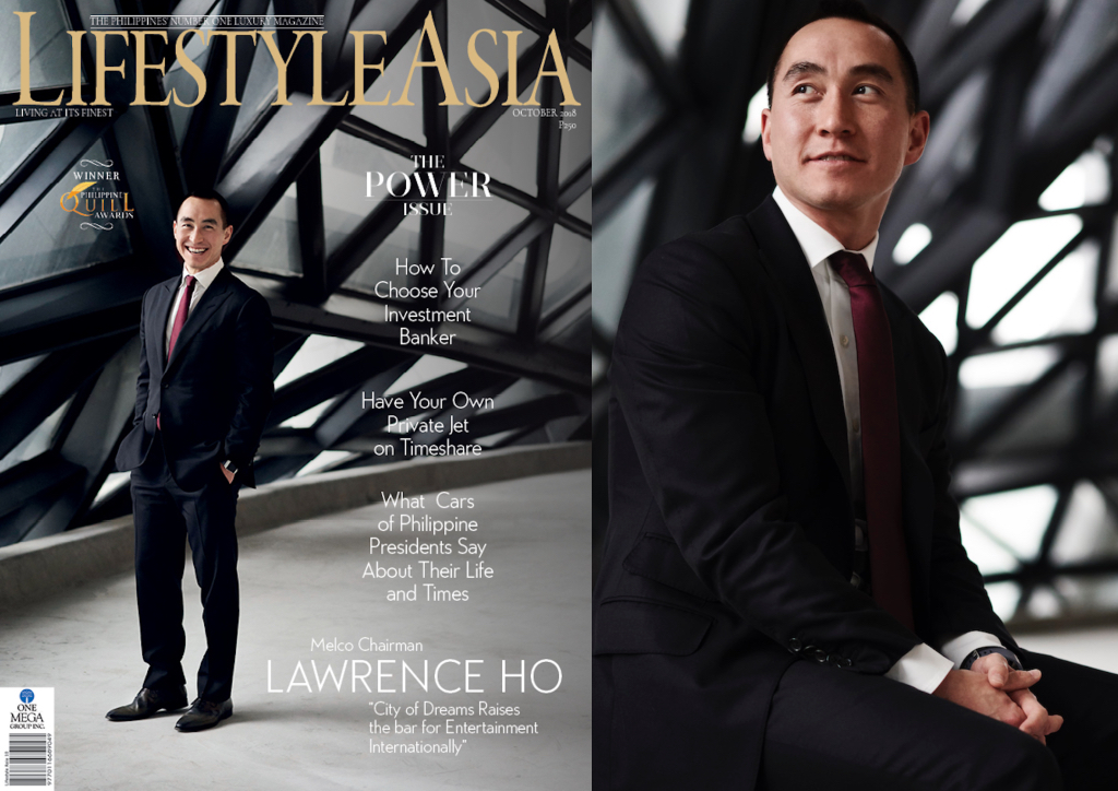 LIFESTYLE ASIA OCTOBER 2018 - Lawrence Ho (Photograph courtesy of City of Dreams Manila)