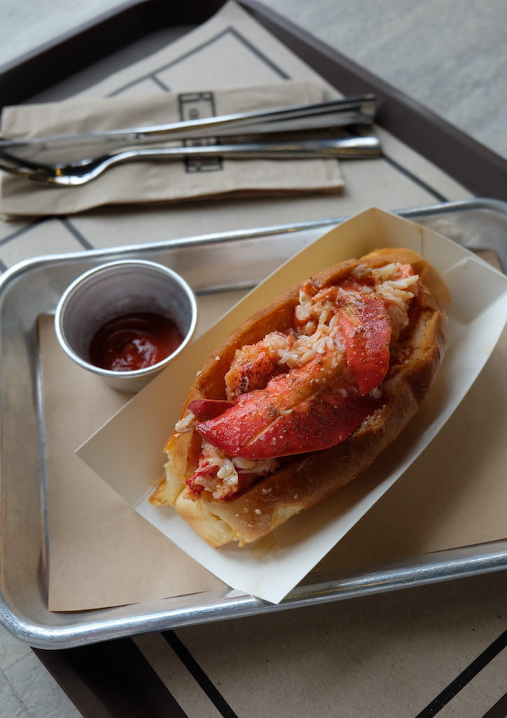Lobster roll from Bun Appetit, available at The Grid