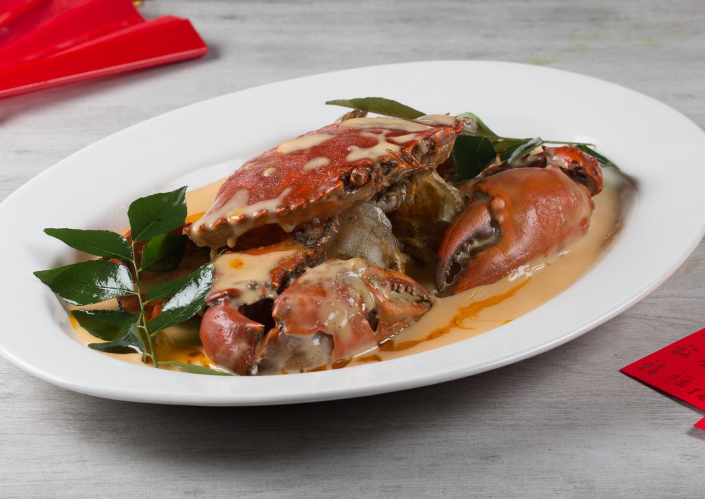 Crab cooked with creamy style sauce