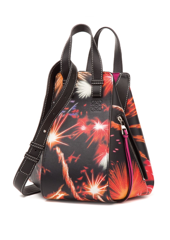 Loewe Hammock bag with fireworks print