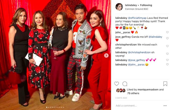 Guests at Tim Yap Birthday Party