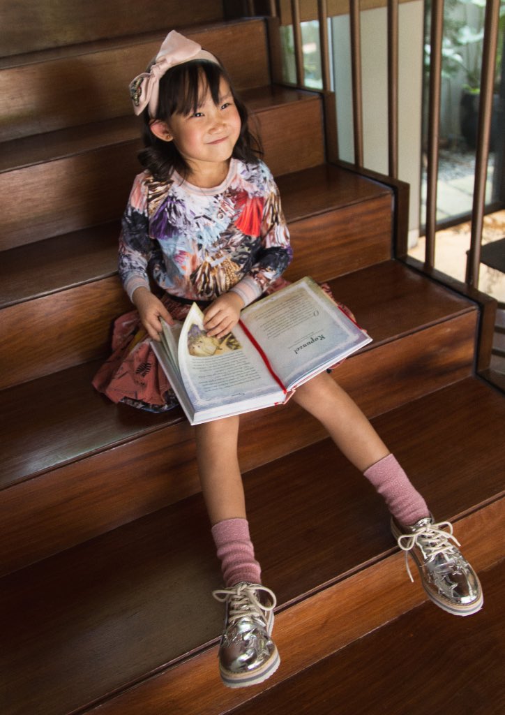 Keli Teo is one of Manila's most fashionable six year olds (Photograph by Jack Alindahao)