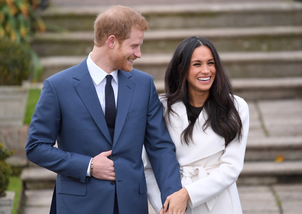 Prince Harry and Meghan Markle during their engagement announcement (Photograph courtesy of Time.com)