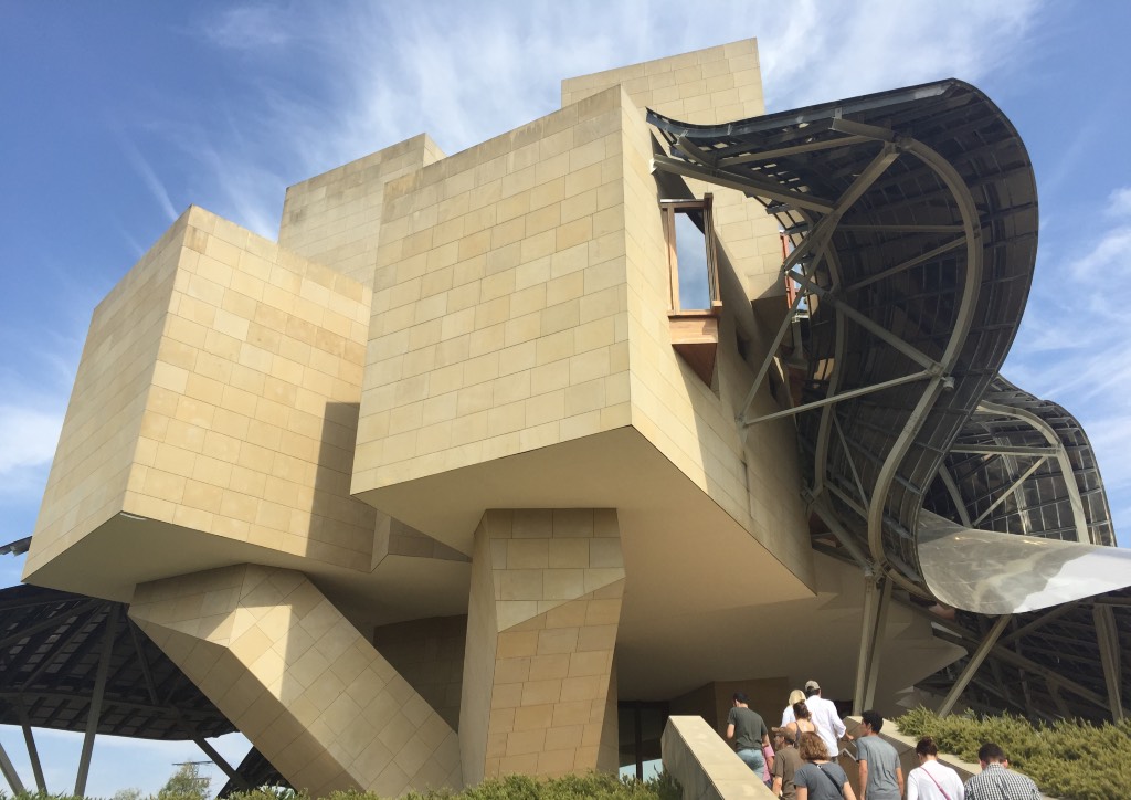 The monumental entrance of Marques de Riscal