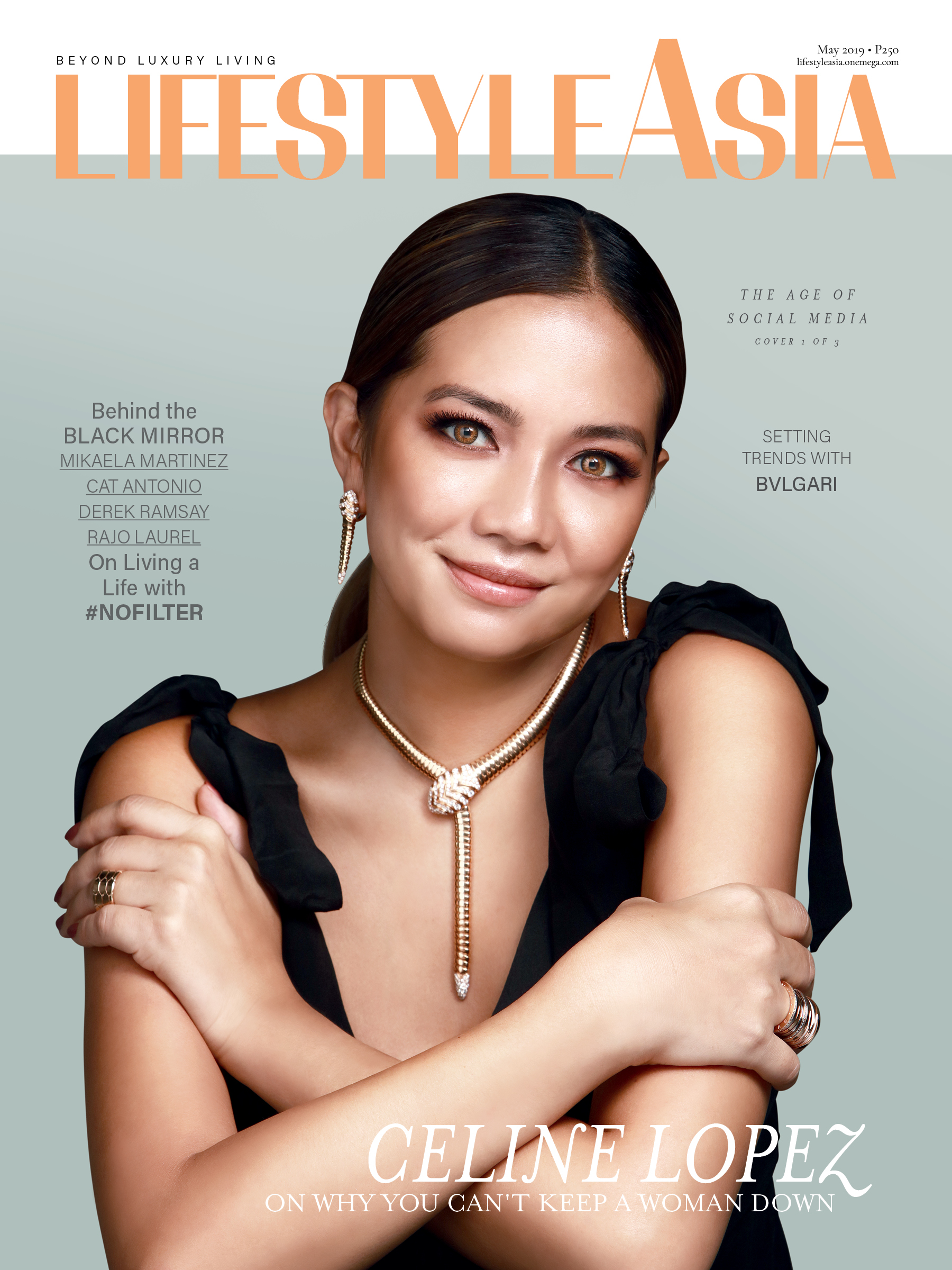 Celine Lopez on Lifestyle Asia May 2019 cover