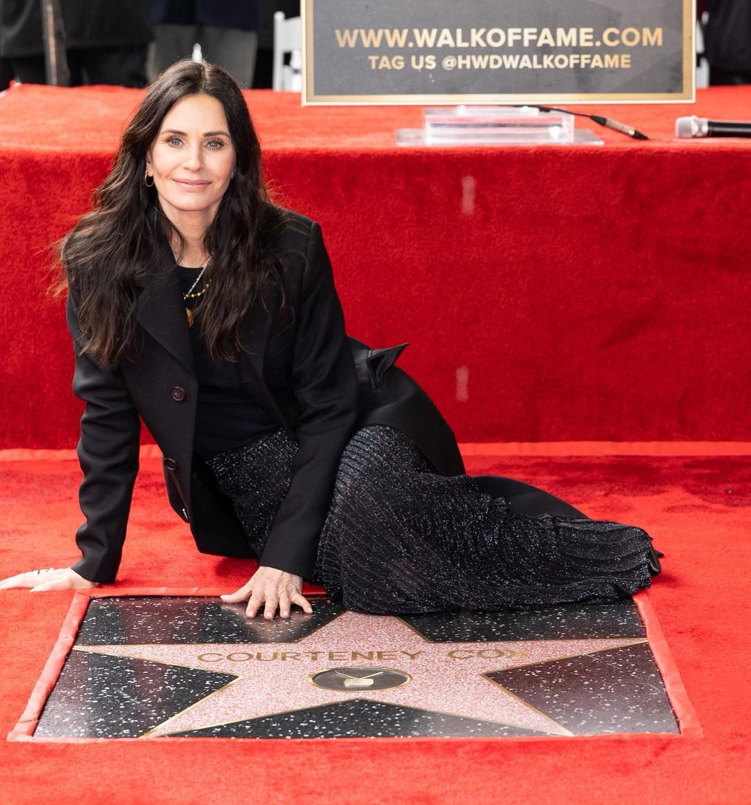 Courteney Cox’s Hollywood Walk Of Fame Star